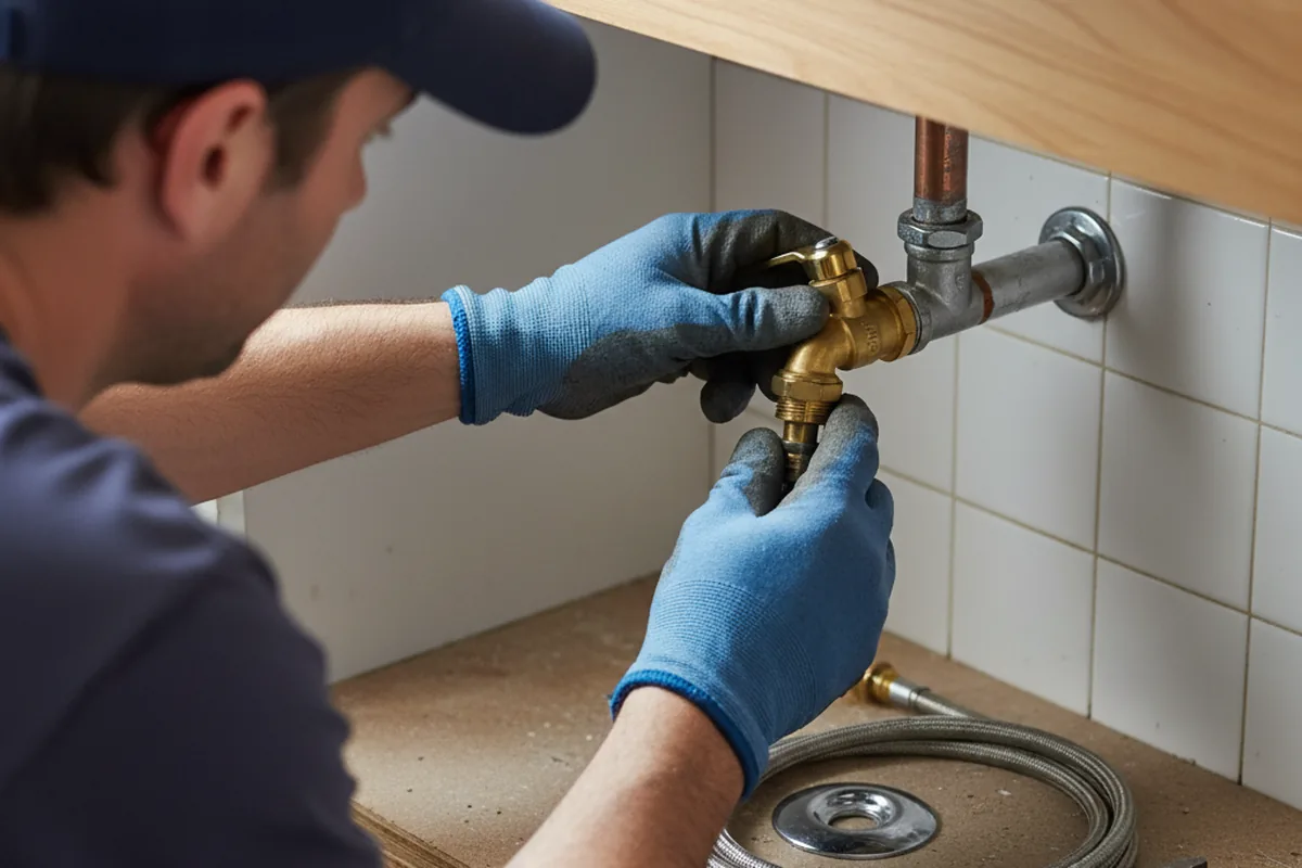 Shutoff valve and fitting work during Faucet and Fixture Repair in Tivoli